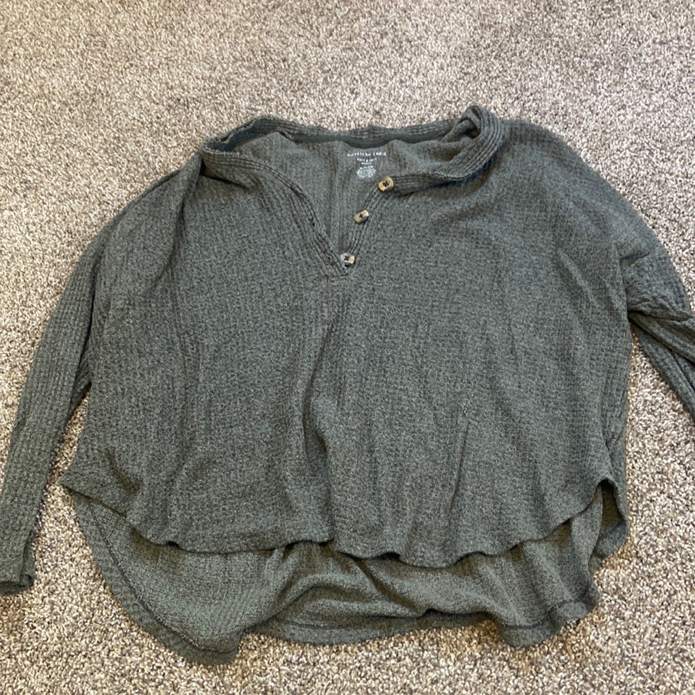 American eagle waffle shirt